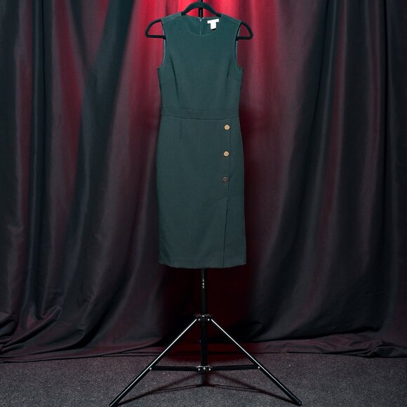 H&M Forest Green  Dress, Womens Size 2 - Picture 5 of 5